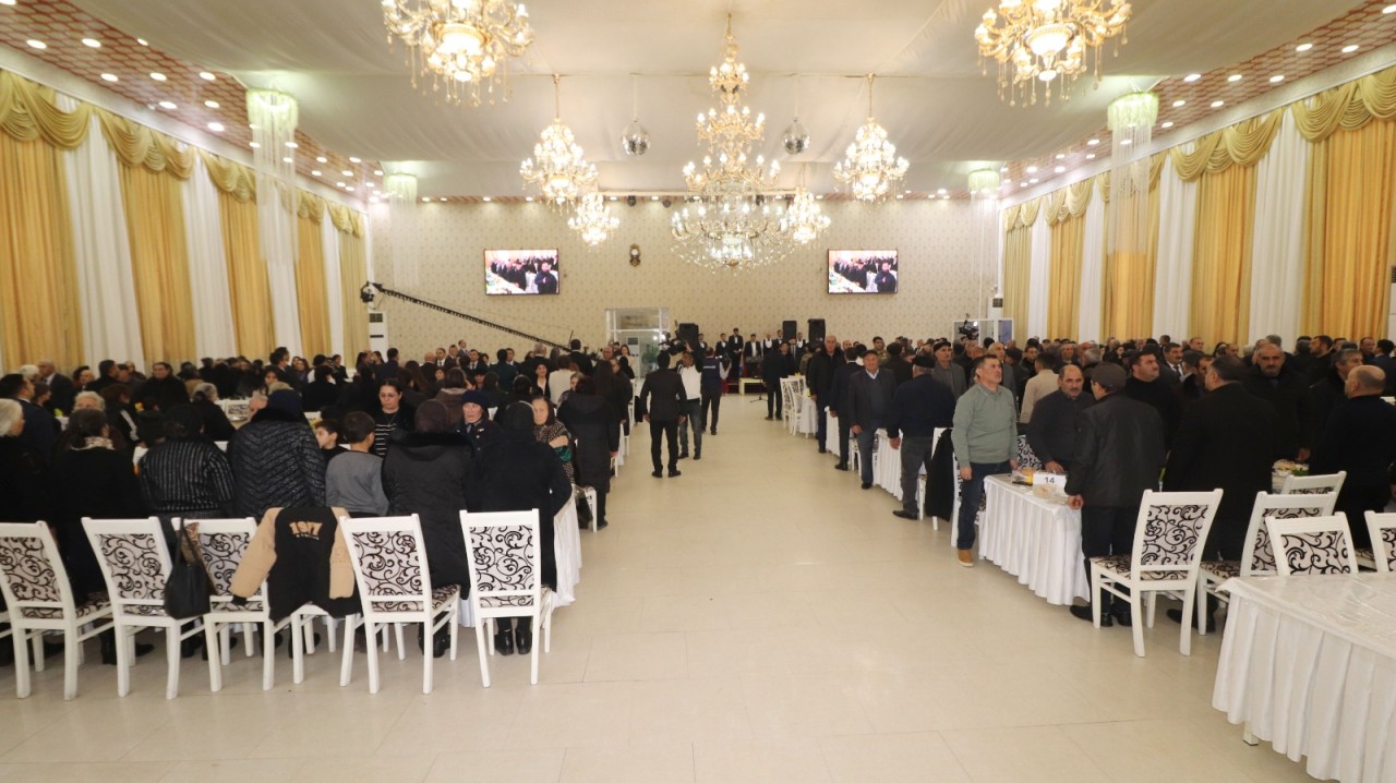 Qazaxda şəhid ailələri üçün bayram şənliyi keçirildi - FOTOLAR